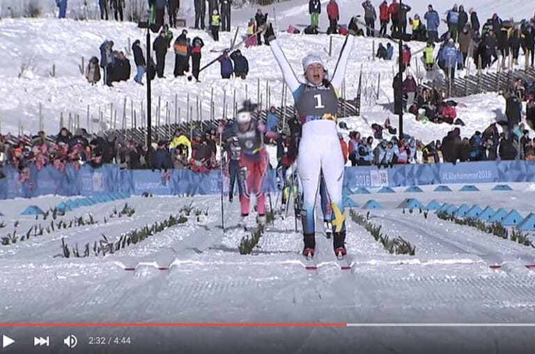 Video: Hagströms guldlopp i ungdoms-OS