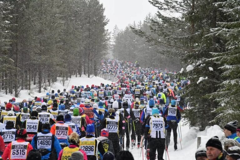 Vasaloppet 2019 fulltecknat på söndagsmorgonen