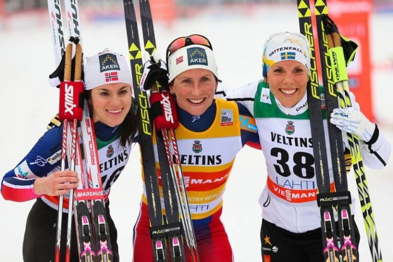 Charlotte Kalla trea i Lahti