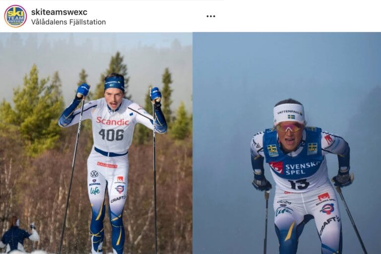 William Poromaa och Frida Karlsson snabbast på träningsrace