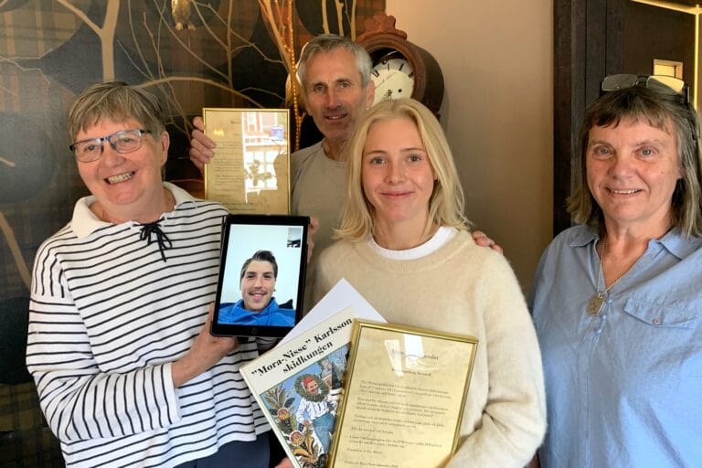 Mora-Nisse stipendiet till Märta Rosenberg, Duveds IF och William Poromaa, Åsarna IK