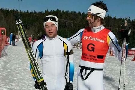 Zebastian Modin i farten med ny ledsagare