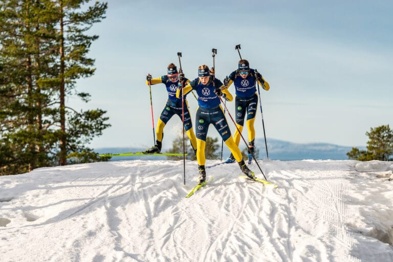 Svenska skidskyttelandslaget på Idre Fjäll