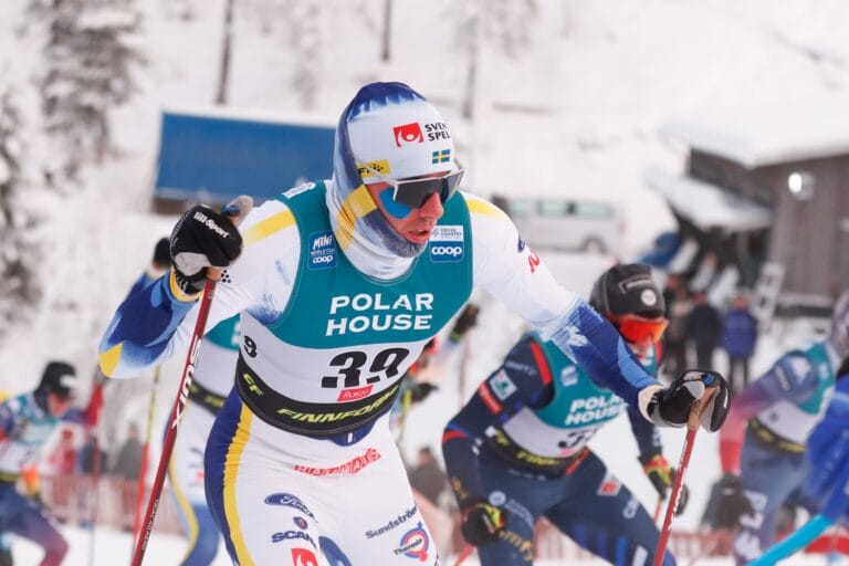 Johan Häggström från världscuptävlingarna i Ruka under 2023.