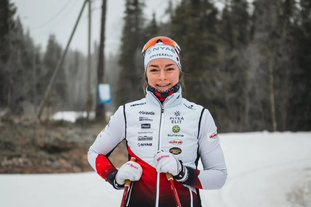 Sofia Henriksson är på plats i Muonio inför tävlingarna till helgen.
