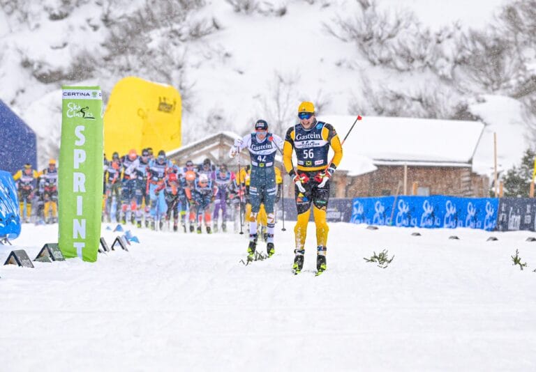 Anton Persson efter sprinten i Bad Gastein Criterium