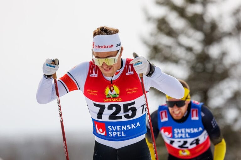 Olof Jonsson under bruksvallsloppet.