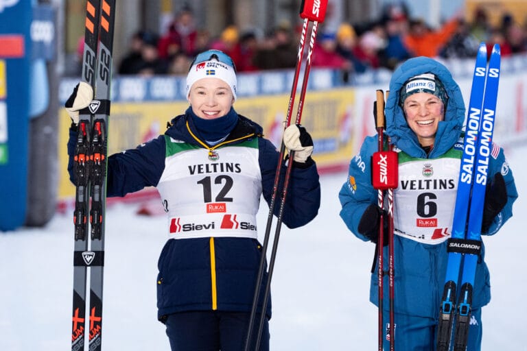 Rafflande spurt mellan Diggins och Sundling – Johaug missade pallen