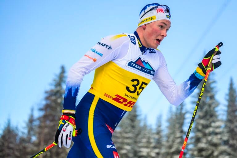 Trulsgisselman under herrarnas skiathlon i Lillehammer