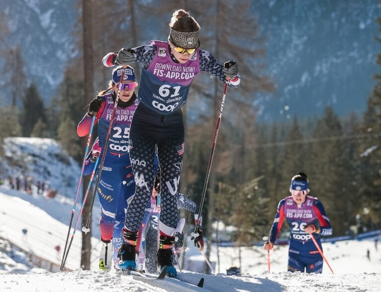 Sophia Laukli under sitt mardrömslopp