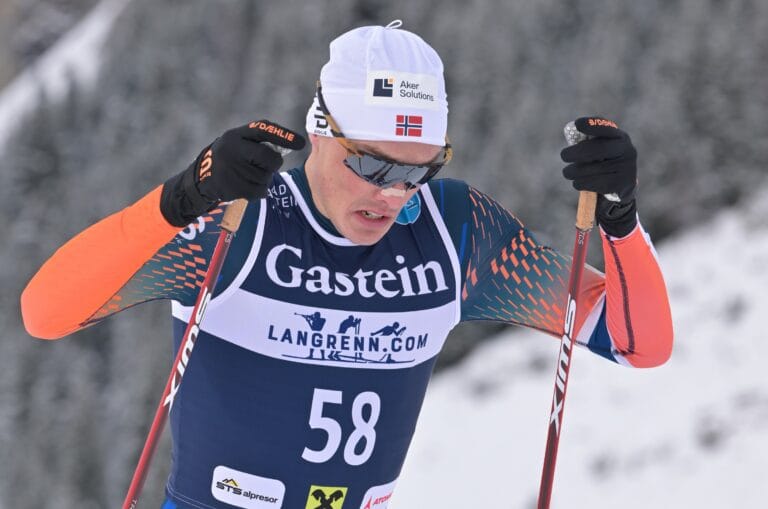 Magnus Vesterheim under tävlingarna i Bad Gastein 2024.