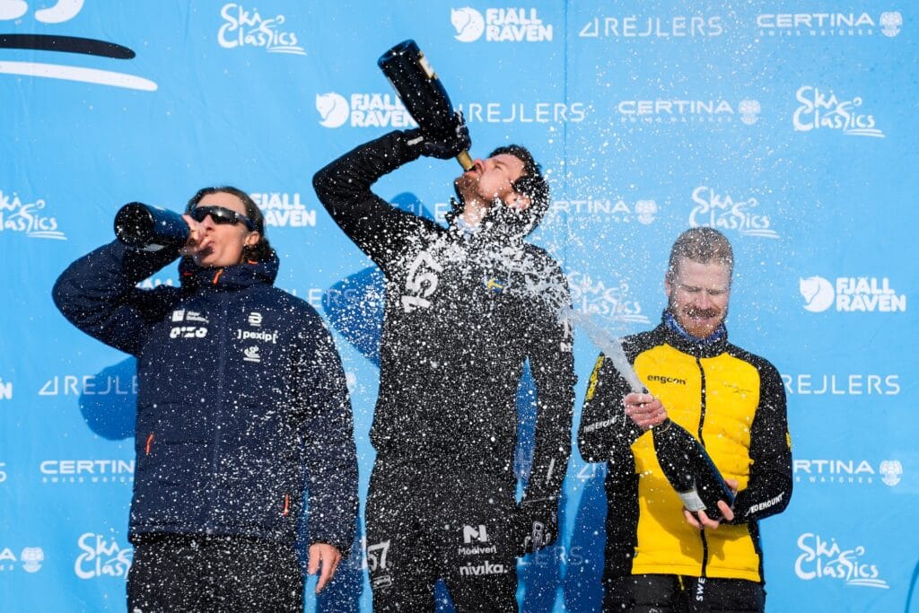 Oskar Kardin firar svensk seger