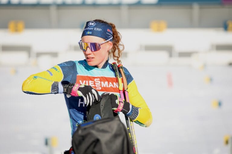 Hanna Öberg inför damernas sprint