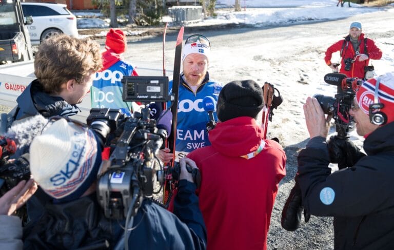 De kör sprint för Sverige.