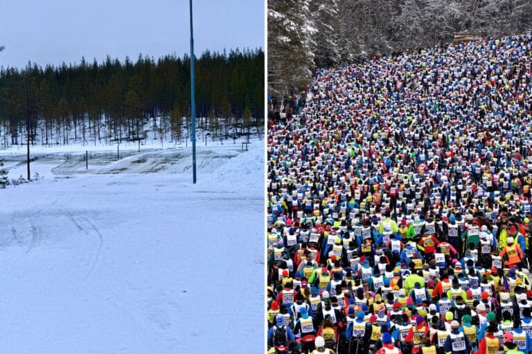 Efter chockbilderna agerar Vasaloppet