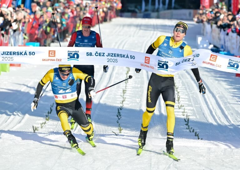 Utbrytningen gav resultat i Jizerska 50 för Team Engcon.