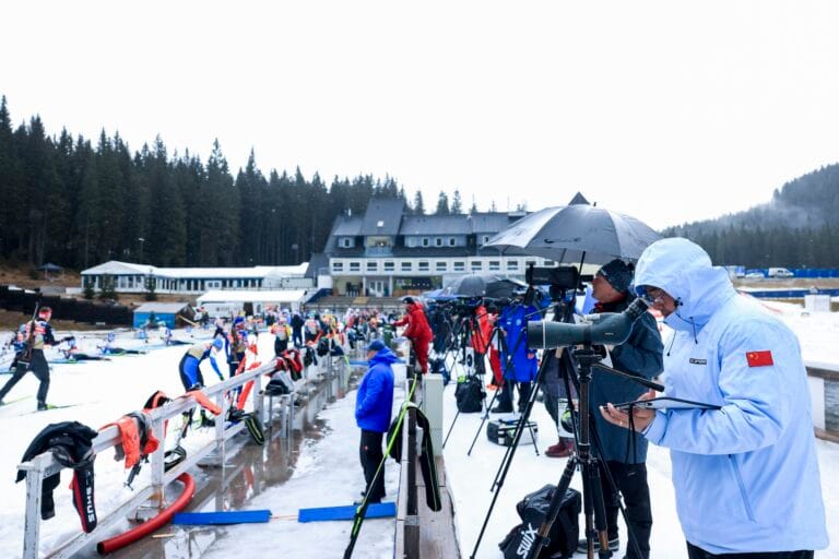 Dags för världscuptävling i Pokljuka i Slovenien.
