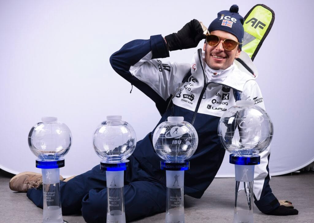 Sturla Holm Lægreid efter segern i totala världscupen.