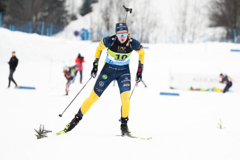 Emma Nilsson nära pallplats i IBU-cupen