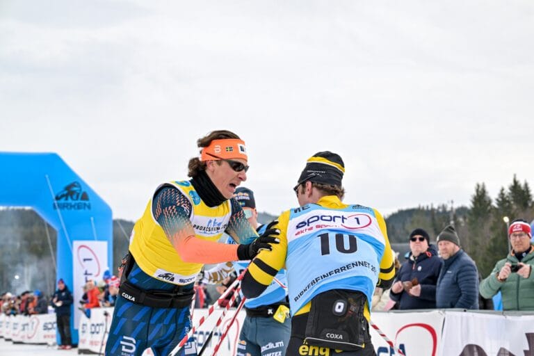 Gurgel efter rafflande avslutning i Birkebeinerrennet