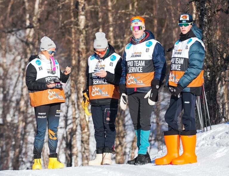 Succétränaren Marthe Kristoffersen tackar för sig.