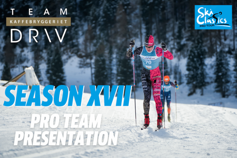 Team Kaffebryggeriet DRIV siktar på pallen i Ski Classics