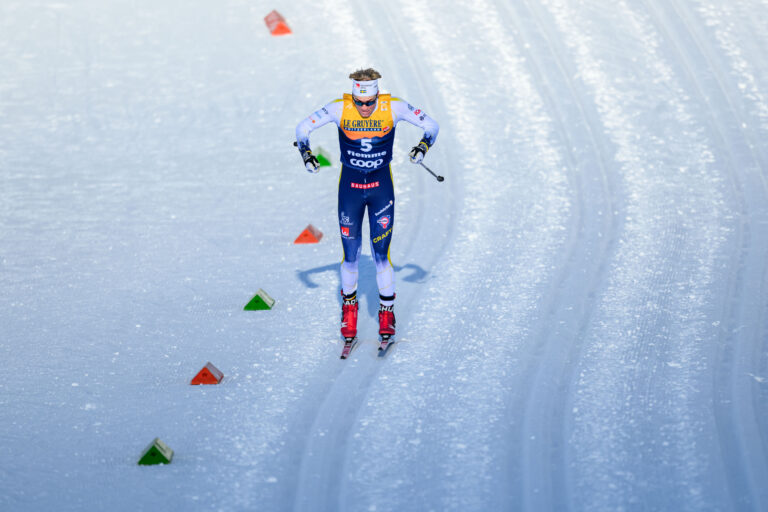 Myhlback imponerade på blanka skidor i kvalet