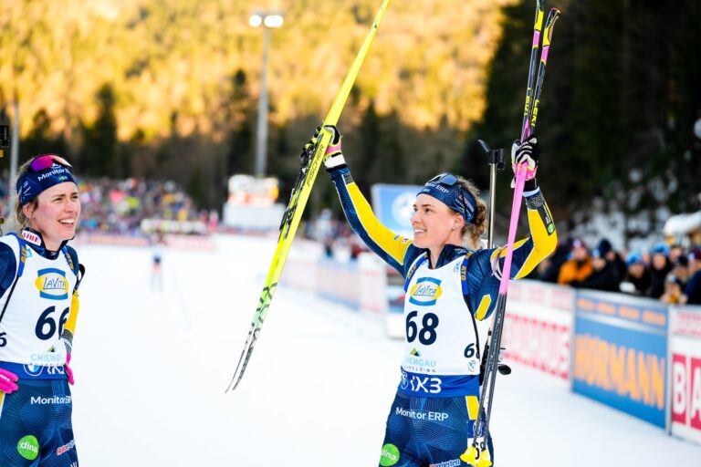 Svensk succé i damernas sprint