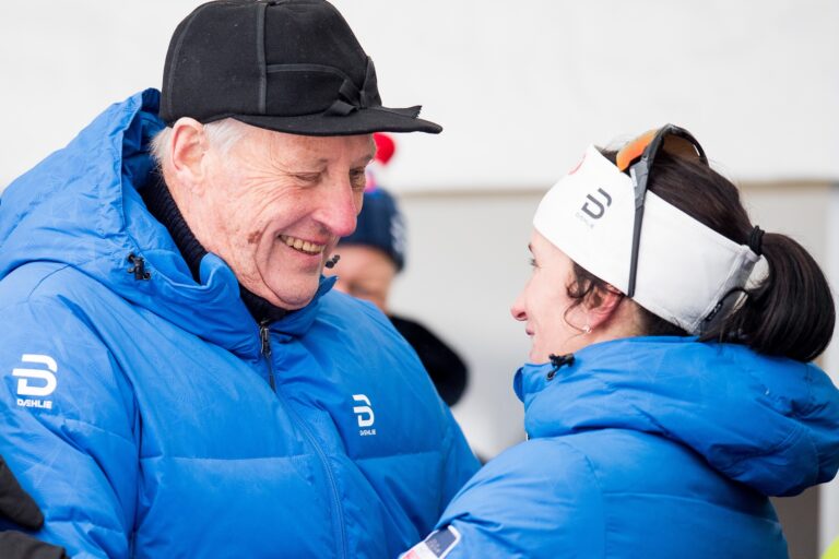 Kong Harald Marit Bjørgen NM Gåsbu 2018